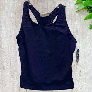 GALYAN'S ATHLETIC -- Activewear: Racer-Back Gym Tank Top, Navy, NWT *WO